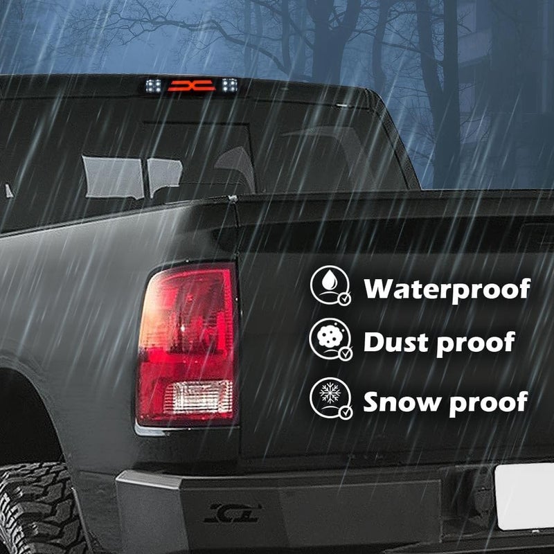 GPLUS LED Third Type X High Mount Brake Stop Light Compatible with 1993-2011 Ranger, Fit 1999-2016 F250 F350 F450 F550 Super Duty,Fit 1995-2003 Mazda B2300 B2500 B3000 B4000 Smoky Lens Black Housing - Image 2